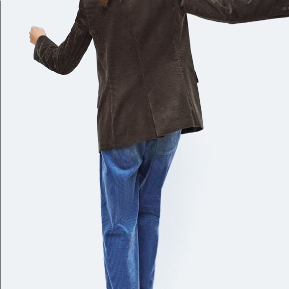 NWT Zara brown corduroy boyfriend blazer j… - Picture 6 of 8